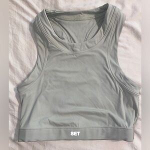 Set Active High Neck Bra